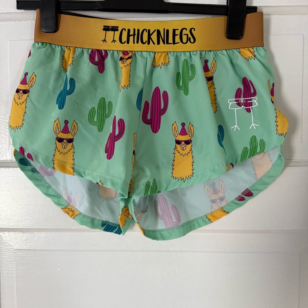 ChicknLegs Llama and Cactus Running Shorts